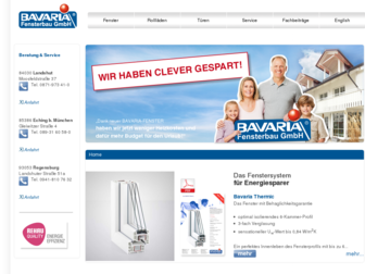 bavaria-fensterbau.de website preview