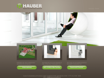 hauber-fensterbau.de website preview