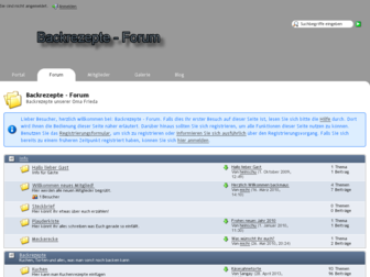 backrezepte-forum.de website preview