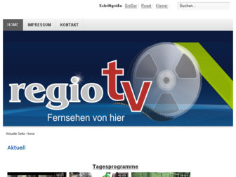 regiotv.de website preview
