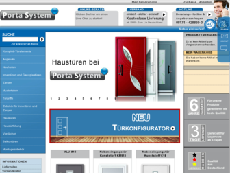 porta-system.de website preview