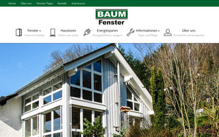 baum-fenster.de website preview