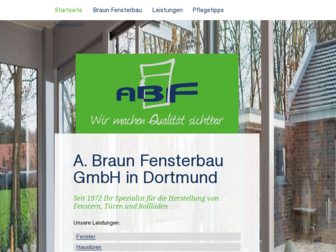 braun-fensterbau.de website preview