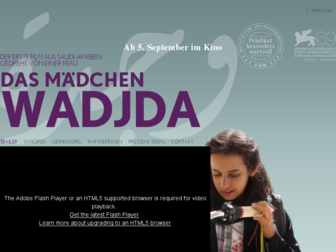 wadjda-film.de website preview