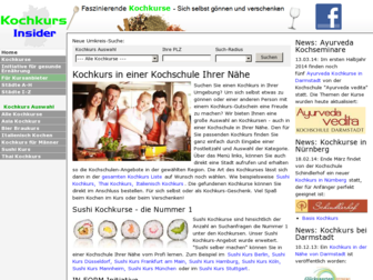 kochkurs-insider.de website preview