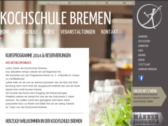 kochschule-bremen.de website preview