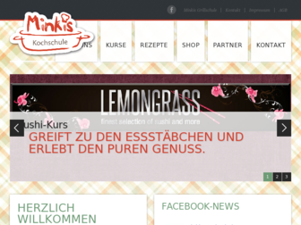 minkis-kochschule.de website preview