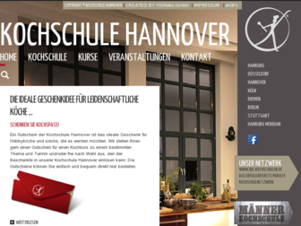kochschule-hannover.de website preview
