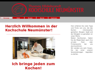 kochschule-neumuenster.biz website preview