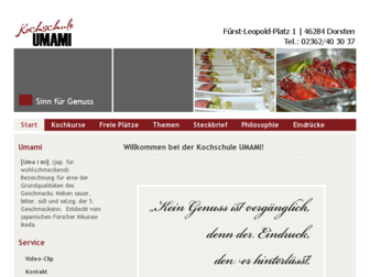 kochschule-umami.de website preview