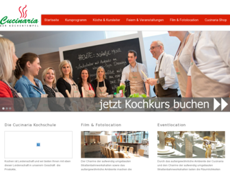 cucinaria-kochschule.de website preview