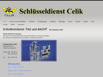 schluesseldienst-celik.de website preview