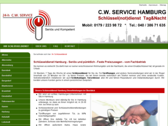 schluesseldienst-hamburg-24h.de website preview