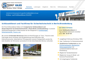 schluesseldienst-kalies.de website preview