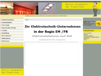 schubnell-der-elektriker.de website preview