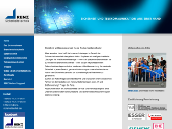 renz-sicherheitstechnik.de website preview