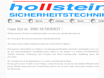 hollstein-sicherheitstechnik.de website preview