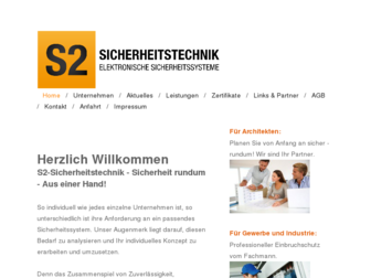 s2-sicherheitstechnik.de website preview