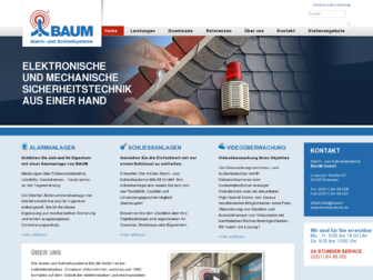 baum-sicherheitstechnik.de website preview