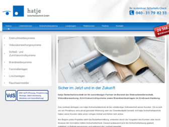 hatje-sicherheitstechnik.de website preview