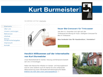 kurtburmeister.de website preview
