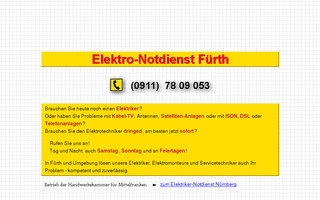 fuerth.elektronotdienst-nuernberg.de website preview