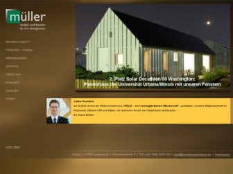 muellerlautenbach.de website preview