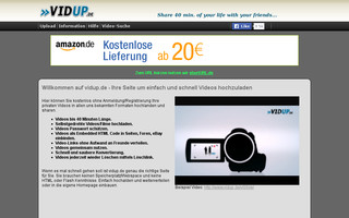 vidup.de website preview