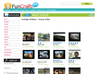 funcrash.de website preview