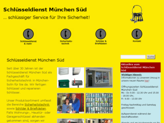schluesseldienst-muenchen-sued.de website preview