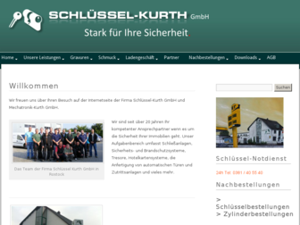 schluessel-kurth.de website preview