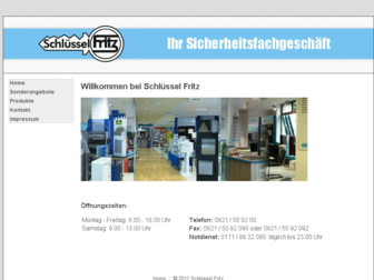 schluessel-fritz.de website preview