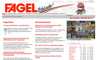 fagel.de website preview