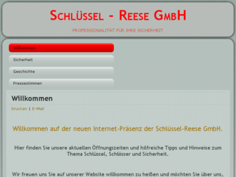 schluessel-reese.de website preview
