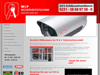 wf-sicherheit.de website preview