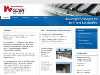 bauklempnerei-wolter.de website preview