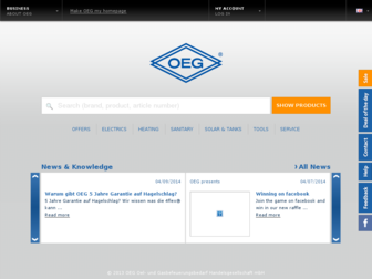 oeg.net website preview
