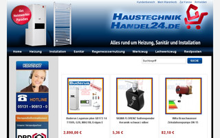 haustechnikhandel24.de website preview
