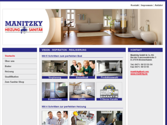manitzky.de website preview