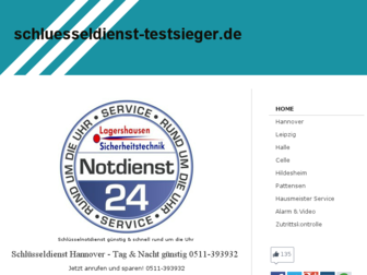schluesseldienst-testsieger.de website preview