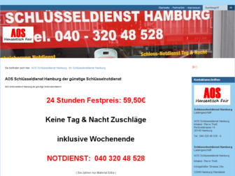 schluesseldienst-hamburg-1a.de website preview