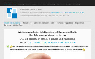 schluesseldienst24-berlin.de website preview