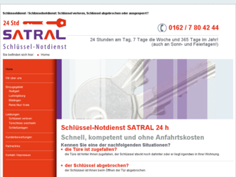 schluesseldienst-satral.com website preview
