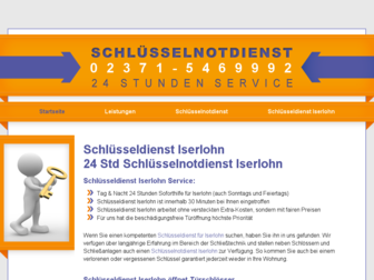 schluesseldienst-iserlohn.com website preview