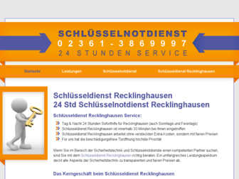 schluesseldienst-recklinghausen.com website preview
