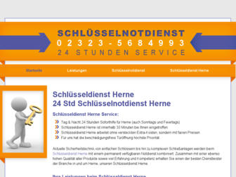 schluesseldienst-herne24.de website preview