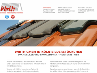 dachdecker-wirth.de website preview