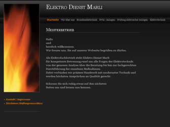 elektro-dienst-marli.de website preview