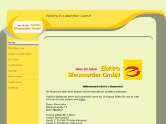 elektro-bleumortier.de website preview