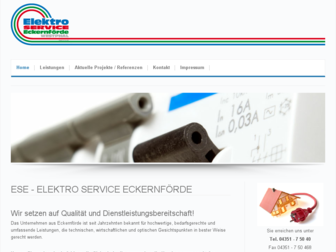 elektro-service-eckernfoerde.de website preview